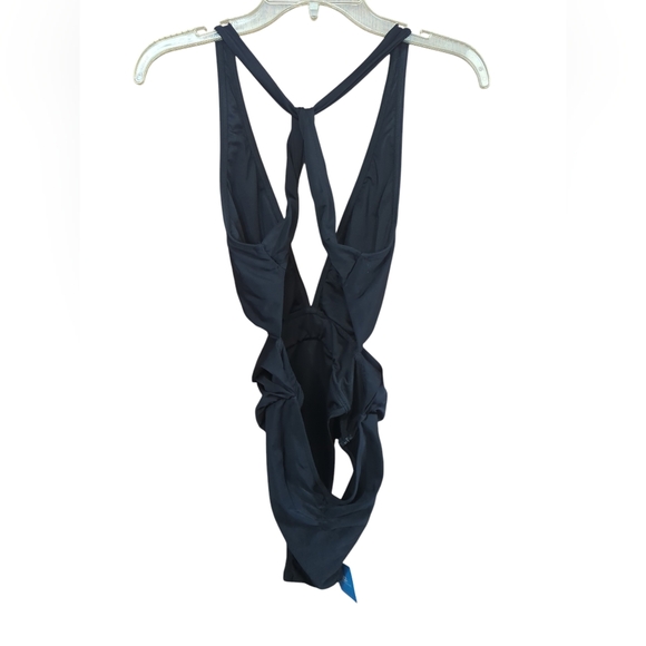 Cupshe x JoJo Fletcher Black One Piece Swimsuit V Neck Size M New With Tags. - Picture 6 of 6